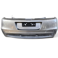 2011-2012 Honda CR-Z CRZ Rear Bumper Cover Assembly Silver Metallic, 04715-SZT-A90ZZ, F046, OEM, 2011, 2012