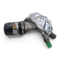 2005-2008 Acura RL Engine Spool Valve Oil Filter Holder Solenoid Housing 15811-RCA-A01, F047, OEM, 2005, 2006, 2007, 2008
