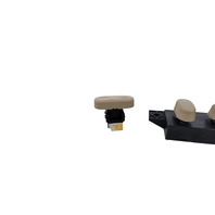 2005-2008 Acura RL Seat Reclining Switch Right Passenger Cream Ivory, 81253-SJA-A01, F047, OEM, 2005, 2006, 2007, 2008