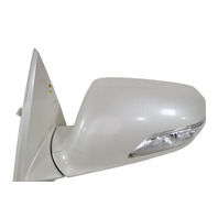 2005-2008 Acura RL Side View Mirror, Left/Driver, White 76250-SJA-305ZL, F047, OEM, 2005, 2006, 2007, 2008