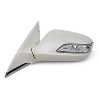 2005-2008 Acura RL Side View Mirror, Left/Driver, White 76250-SJA-305ZL, F047, OEM, 2005, 2006, 2007, 2008