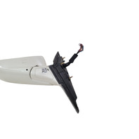 2005-2008 Acura RL Side View Mirror, Left/Driver, White 76250-SJA-305ZL, F047, OEM, 2005, 2006, 2007, 2008