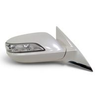 2005-2008 Acura RL Side View Mirror, Right/Pass, White 76200-SJA-315ZL, F047, OEM, 2005, 2006, 2007, 2008