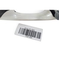 2005-2008 Acura RL Exterior Door Handle Front Left White, 72181-SJA-A04ZD, 72183-SJA-A01, F047, OEM, 2005, 2006, 2007, 2008
