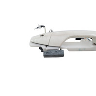 2005-2008 Acura RL Exterior Door Handle Front Left White, 72181-SJA-A04ZD, 72183-SJA-A01, F047, OEM, 2005, 2006, 2007, 2008