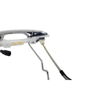 2005-2008 Acura RL Exterior Door Handle Front Left White, 72181-SJA-A04ZD, 72183-SJA-A01, F047, OEM, 2005, 2006, 2007, 2008
