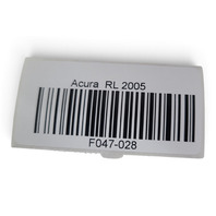 2005-2008 Acura RL Exterior Door Handle Front Right White, 72141-SJA-A14ZD, F047, OEM, 2005, 2006, 2007, 2008