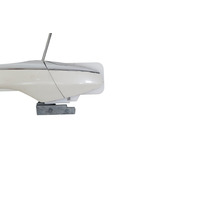 2005-2008 Acura RL Exterior Door Handle Front Right White, 72141-SJA-A14ZD, F047, OEM, 2005, 2006, 2007, 2008