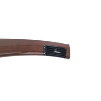 2005-2012 Acura RL Center Air Vent Hazard Switch Woodgrain, Trim 77246-SJA-A01ZA, F047, OEM, 2005, 2006, 2007, 2008, 2009, 2010, 2011, 2012