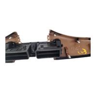 2005-2012 Acura RL Center Air Vent Hazard Switch Woodgrain, Trim 77246-SJA-A01ZA, F047, OEM, 2005, 2006, 2007, 2008, 2009, 2010, 2011, 2012