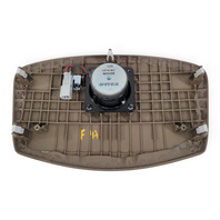 2005-2012 Acura RL Dash Center Digital Clock Screen Display Speaker Cream Ivory, 39120-SJA-A61, F047, OEM, 2005, 2006, 2007, 2008, 2009, 2010, 2011, 2012