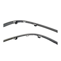2005-2008 Acura RL Front Bumper Molding Trim Spacer Pad Protector White Pearl Set, F047, OEM, 2005, 2006, 2007, 2008
