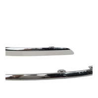 2005-2008 Acura RL Front Bumper Molding Trim Spacer Pad Protector White Pearl Set, F047, OEM, 2005, 2006, 2007, 2008