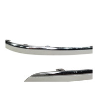 2005-2008 Acura RL Front Bumper Molding Trim Spacer Pad Protector White Pearl Set, F047, OEM, 2005, 2006, 2007, 2008