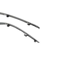 2005-2008 Acura RL Front Bumper Molding Trim Spacer Pad Protector White Pearl Set, F047, OEM, 2005, 2006, 2007, 2008