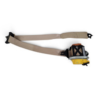 2005-2008 Acura RL Seat Belt Front Right/Passenger Side Cream Ivory, 04814-SJA-A02ZC, F047, OEM, 2005, 2006, 2007, 2008