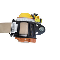 2005-2008 Acura RL Seat Belt Front Right/Passenger Side Cream Ivory, 04814-SJA-A02ZC, F047, OEM, 2005, 2006, 2007, 2008