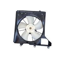 2005-2012 Acura RL A/C Cooling Set Fan W/Shroud 38611-RJA-J01, 19015-RJA-J01, F047, OEM, 2005, 2006, 2007, 2008, 2009, 2010, 2011, 2012