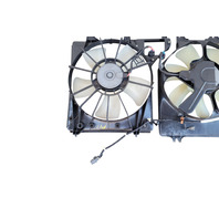 2005-2012 Acura RL A/C Cooling Set Fan W/Shroud 38611-RJA-J01, 19015-RJA-J01, F047, OEM, 2005, 2006, 2007, 2008, 2009, 2010, 2011, 2012