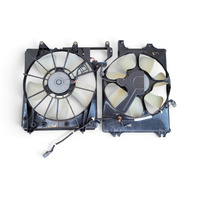 2005-2012 Acura RL A/C Cooling Set Fan W/Shroud 38611-RJA-J01, 19015-RJA-J01, F047, OEM, 2005, 2006, 2007, 2008, 2009, 2010, 2011, 2012