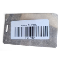 2005-2012 Acura RL A/C Cooling Set Fan W/Shroud 38611-RJA-J01, 19015-RJA-J01, F047, OEM, 2005, 2006, 2007, 2008, 2009, 2010, 2011, 2012