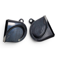 2004-2008 Acura RL Honk Horn Note Signal Low/High Set (Mitsuba), F047, OEM, 2004, 2005, 2006, 2007, 2008