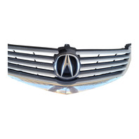 2005-2008 Acura RL Front Bumper Grill Grille Upper 71121-SJA-A00, F047, OEM, 2005, 2006, 2007, 2008