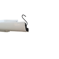 2005-2008 Acura RL Rocker Panel Molding Side Skirt Right/Passenger Side White, 71800-SJA-A01ZD, F047, OEM, 2005, 2006, 2007, 2008