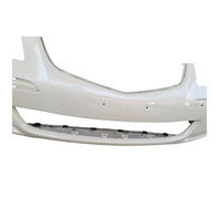 2005-2008 Acura RL Front Bumper Cover w/o Fog Light Lamps White, 04711-SJA-A90ZZ, F047, OEM, 2005, 2006, 2007, 2008