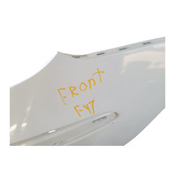 2005-2008 Acura RL Front Bumper Cover w/o Fog Light Lamps White, 04711-SJA-A90ZZ, F047, OEM, 2005, 2006, 2007, 2008