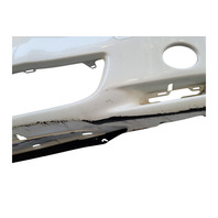 2005-2008 Acura RL Front Bumper Cover w/o Fog Light Lamps White, 04711-SJA-A90ZZ, F047, OEM, 2005, 2006, 2007, 2008