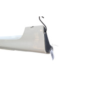 2005-2008 Acura RL Rocker Panel Molding Side Skirt Left/Drivers Side White, 71850-SJA-A01ZD, F047, OEM, 2005, 2006, 2007, 2008