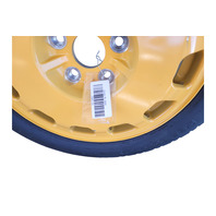 2005-2008 Acura RL Spare Tire Wheel Donut Disc Rim Yellow T155/70D17, 42700-SJA-J51, F047, OEM, 2005, 2006, 2007, 2008