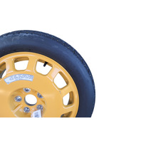 2005-2008 Acura RL Spare Tire Wheel Donut Disc Rim Yellow T155/70D17, 42700-SJA-J51, F047, OEM, 2005, 2006, 2007, 2008