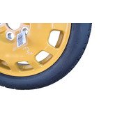 2005-2008 Acura RL Spare Tire Wheel Donut Disc Rim Yellow T155/70D17, 42700-SJA-J51, F047, OEM, 2005, 2006, 2007, 2008