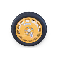 2005-2008 Acura RL Spare Tire Wheel Donut Disc Rim Yellow T155/70D17, 42700-SJA-J51, F047, OEM, 2005, 2006, 2007, 2008
