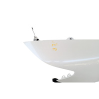 2005-2008 Acura RL Fender Assembly Left/Driver Side White, 60261-SJA-A90ZZ, F047, OEM, 2005, 2006, 2007, 2008