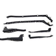 2005-2008 Acura RL Rear Bumper Bracket Retainer Spacer Left/Right Set(6) 71594-SJA-003, F047, OEM, 2005, 2006, 2007, 2008