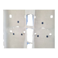 2005-2008 Acura RL Complete Full Floor Carpet Rug Mat Cream Ivory, 83301-SJA-A01ZC, F047, OEM, 2005, 2006, 2007, 2008