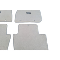 2005-2008 Acura RL Interior Carpet 4 Piece Floor Mat Set Cream Ivory, 83600-SJA-A01ZC, F047, OEM, 2005, 2006, 2007, 2008