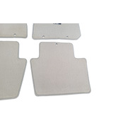 2005-2008 Acura RL Interior Carpet 4 Piece Floor Mat Set Cream Ivory, 83600-SJA-A01ZC, F047, OEM, 2005, 2006, 2007, 2008