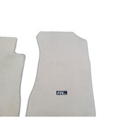 2005-2008 Acura RL Interior Carpet 4 Piece Floor Mat Set Cream Ivory, 83600-SJA-A01ZC, F047, OEM, 2005, 2006, 2007, 2008