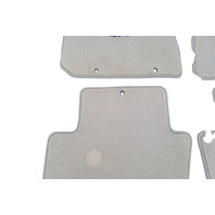 2005-2008 Acura RL Interior Carpet 4 Piece Floor Mat Set Cream Ivory, 83600-SJA-A01ZC, F047, OEM, 2005, 2006, 2007, 2008