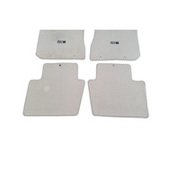 2005-2008 Acura RL Interior Carpet 4 Piece Floor Mat Set Cream Ivory, 83600-SJA-A01ZC, F047, OEM, 2005, 2006, 2007, 2008