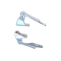 2003-2011 Honda Element Hood Hinges Left/Right Grey Set 60120-S5A-000ZZ, F048, OEM, 2003, 2004, 2005, 2006, 2007, 2008, 2009, 2010, 2011