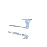 2003-2011 Honda Element Hood Hinges Left/Right Grey Set 60120-S5A-000ZZ, F048, OEM, 2003, 2004, 2005, 2006, 2007, 2008, 2009, 2010, 2011