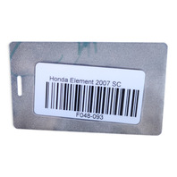 2006-2008 Honda Element Rear Quarter Cladding Left/Driver Silver 74450-SCV-A20ZD, F048, OEM, 2006, 2007, 2008