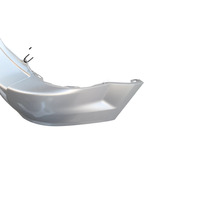 2007-2008 Honda Element SC Rear Bumper Plastic Cover Silver 04715-SCV-A70ZB, F048, OEM, 2007, 2008