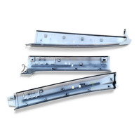 2007-2010 Honda Element SC Roof Panel Molding Left/Driver Set Silver Metallic, 75245-SCV-A11ZB, F048, OEM, 2007, 2008, 2009, 2010