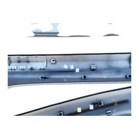 2007-2010 Honda Element SC Roof Panel Molding Left/Driver Set Silver Metallic, 75245-SCV-A11ZB, F048, OEM, 2007, 2008, 2009, 2010